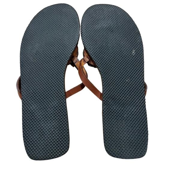 Beadle Disc Style Leather Sandals Size 8 - Picture 8 of 8